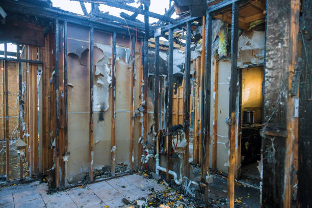 Professional Emergency Fire Cleanup technician working in Riverton, IL